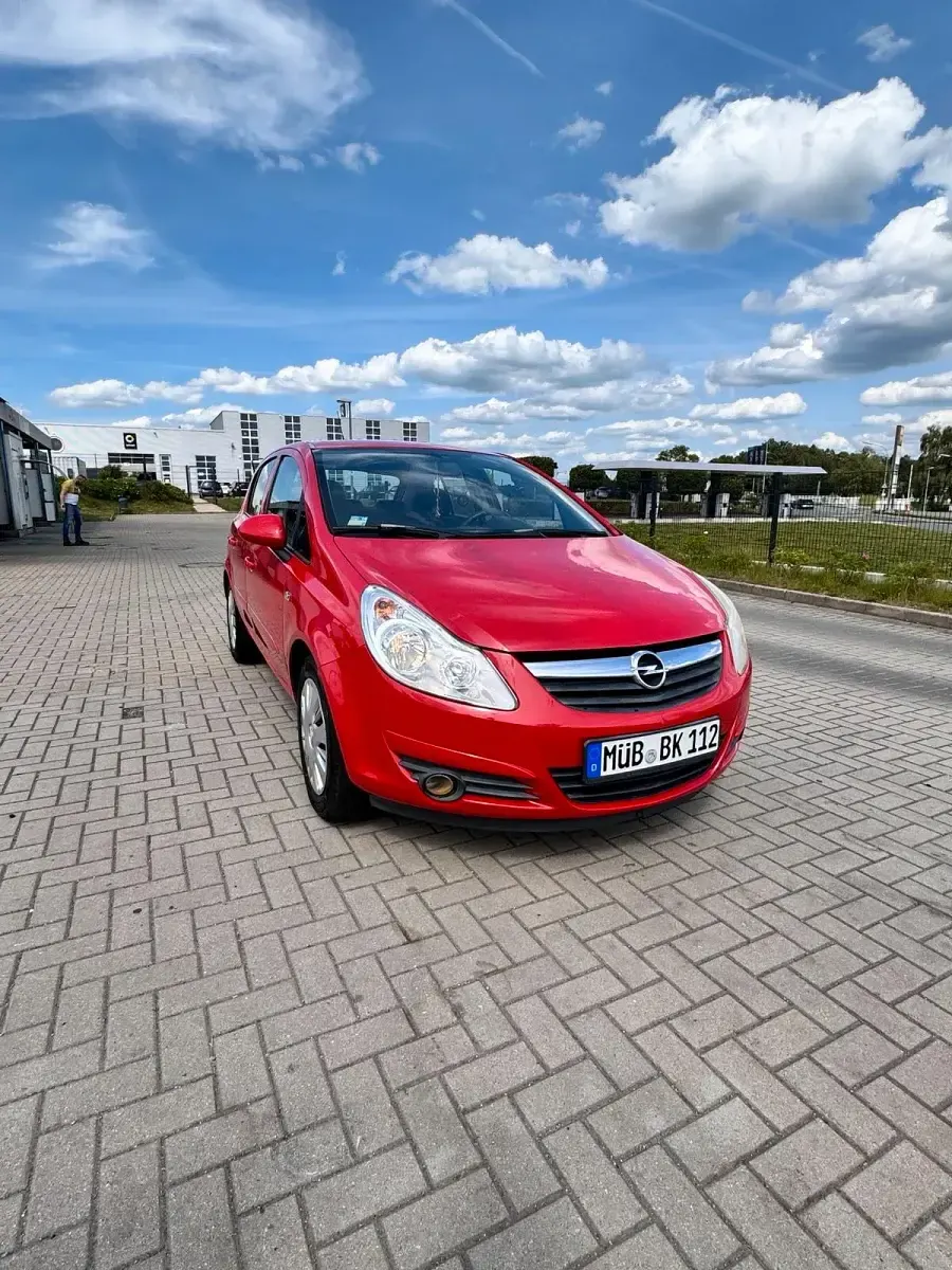 Gebraucht Opel Corsa 80 PS (58 kW) 2007 Rot Kleinwagen