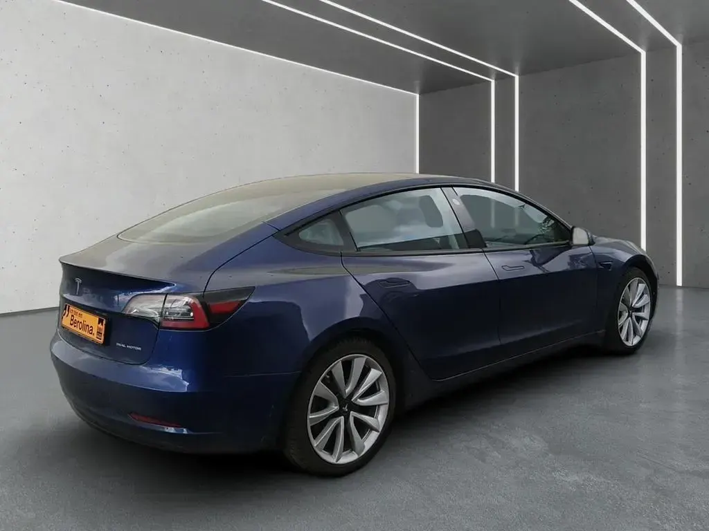 Brugt Tesla Model 3 324 kW (441 HK) 2021 Blå Sedan