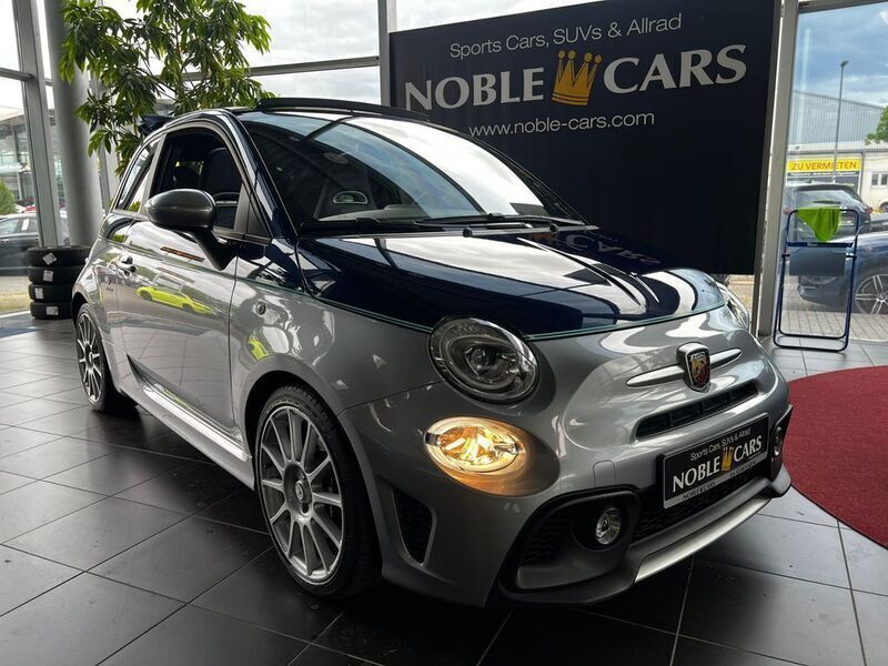 Silber (colore esterno (blu riva 682b /g (metallic) Gebraucht 2019 Abarth 695C Cabrio | 24.690 € (Guter Preis) - Bild 1/4