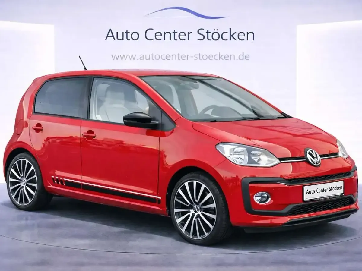 Second-hand VW up! Beats 90 CP (66 kW) 2018 Roșu Hatchback