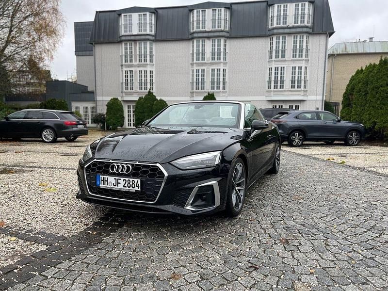 Schwarz Gebraucht 2022 Audi A5 Cabriolet S-Line Cabrio | 34.900 € (Guter Preis) - Bild 1/4