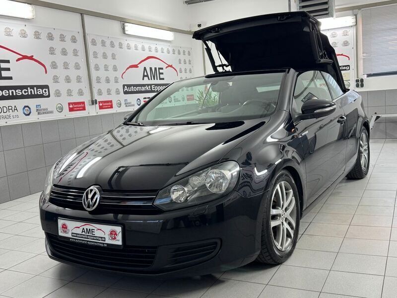 Gebraucht VW Golf Cabriolet 140 PS (102 kW) 2012 Schwarz metallic Cabrio