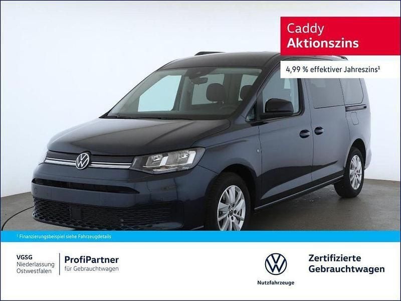 Blau Gebraucht 2024 VW Caddy Maxi Life Life Van / Kleinbus | 38.770 € (Guter Preis) - Bild 1/4