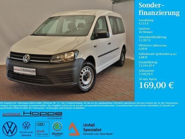 Weiß Gebraucht 2020 VW Caddy Maxi Van / Kleinbus | 15.980 € (Fairer Preis) - Bild 1/4