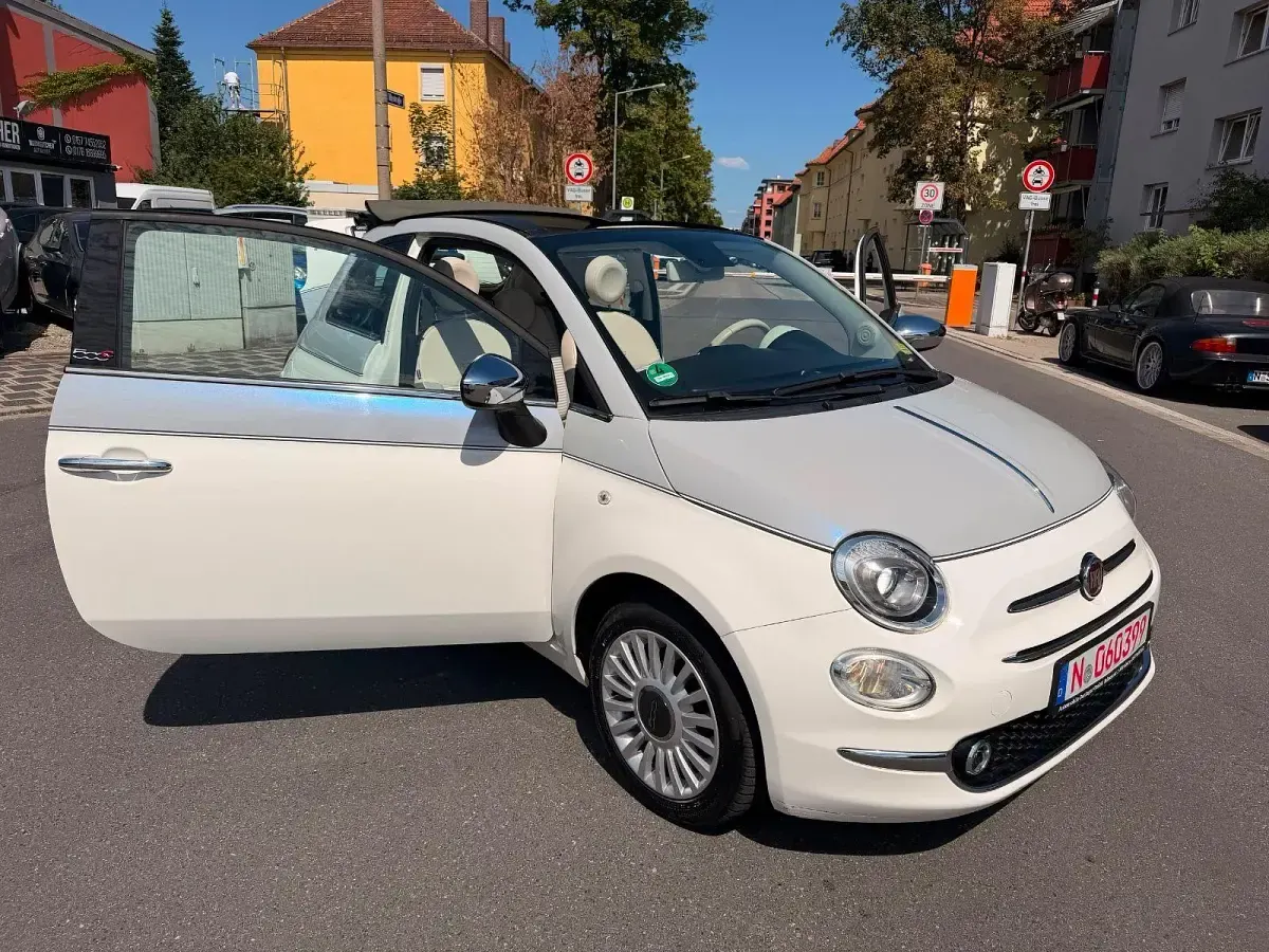 Gebraucht Fiat 500 Collezione 69 PS (50 kW) 2019 Weiß Cabrio