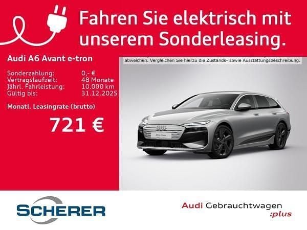 Grau (taifungrau metallic) Gebraucht 2025 Audi A6 e-tron Performance Kombi | 74.901 € (Fairer Preis) - Bild 1/4