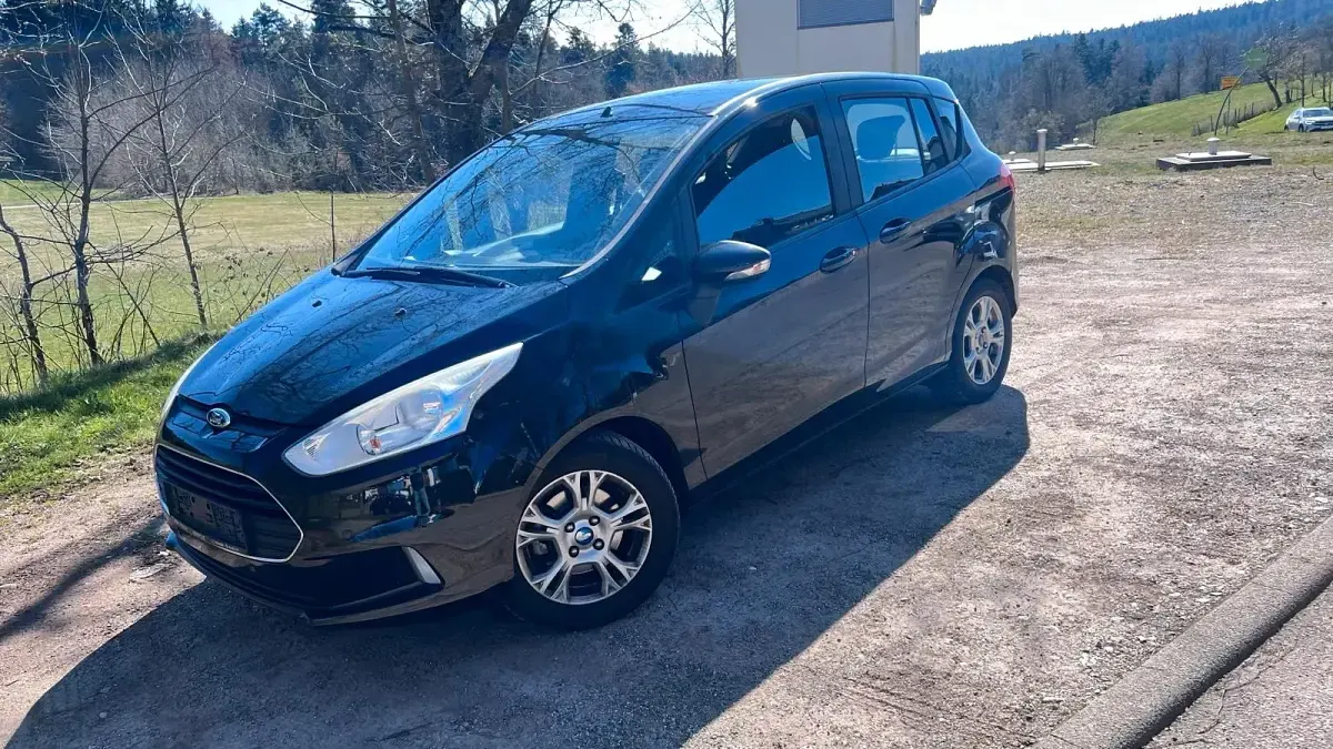 Gebraucht Ford B-MAX Colourline 95 PS (69 kW) 2015 Schwarz Van / Kleinbus