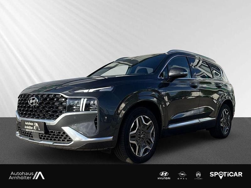 Grau Gebraucht 2022 Hyundai Santa Fe Signature SUV | 33.880 € (Fairer Preis) - Bild 1/4