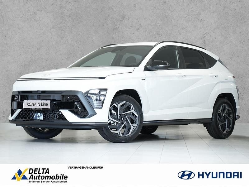 Atlas white Neu 2025 Hyundai Kona N Line SUV | 30.190 € (Fairer Preis) - Bild 1/4