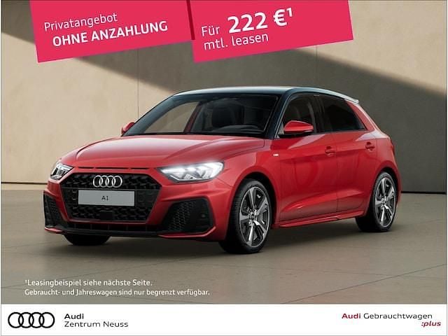 Progressivrot metallic Gebraucht 2024 Audi A1 Sportback S-Line Kleinwagen | 22.220 € (Guter Preis) - Bild 1/3