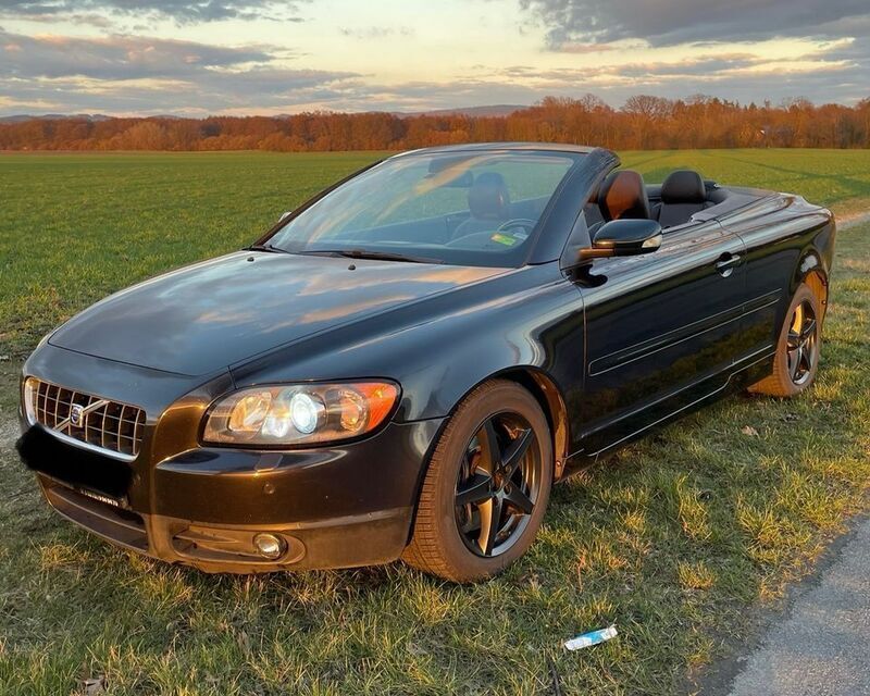 Schwarz Gebraucht 2007 Volvo C70 Summum Cabrio | 6.399 € (Guter Preis) - Bild 1/4