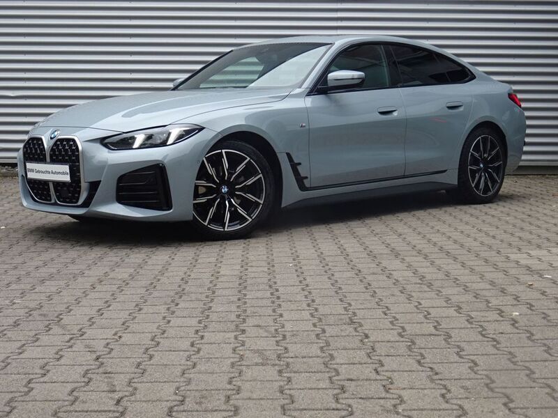 M brooklyn grau metallic Gebraucht 2024 BMW 420 Gran Coupé M Sport Coupé | 43.980 € (Guter Preis) - Bild 1/4
