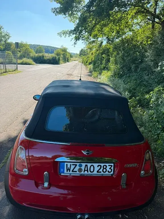 Usata Mini Cooper S Cabriolet 170 CV (125 kW) 2005 Rosso Cabrio