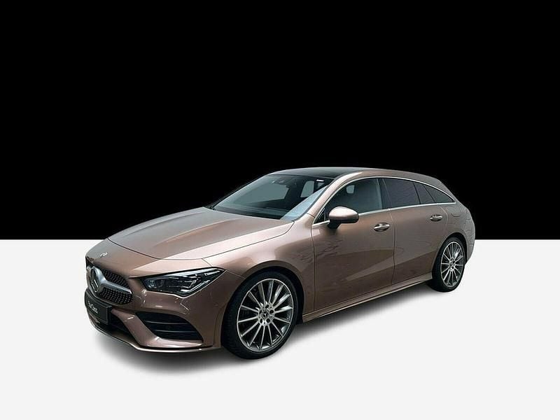 Gold Gebraucht 2023 Mercedes CLA220 Shooting Brake AMG line Kombi | 32.990 € (Fairer Preis) - Bild 1/4