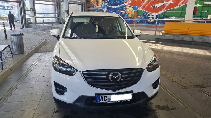 Gebraucht Mazda CX-5 Exclusive-Line 150 PS (110 kW) 2015 Weiß SUV