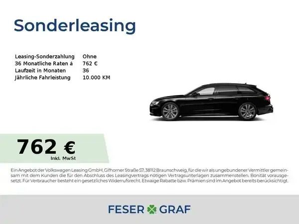 Brillantschwarz Neu 2025 Audi S6 Ambiente Kombi | 76.899 € - Bild 1/3