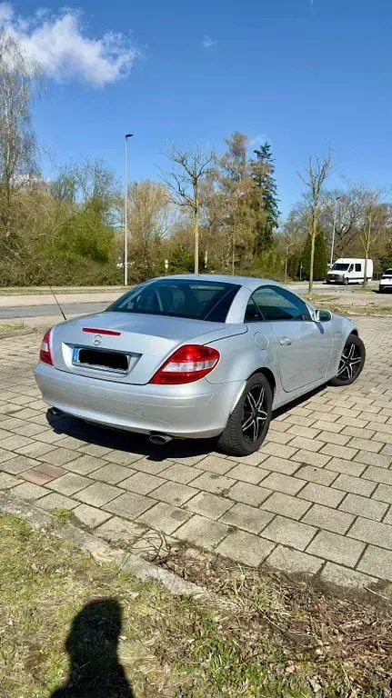 Gebraucht Mercedes SLK200 163 PS (119 kW) 2005 Silber Cabrio
