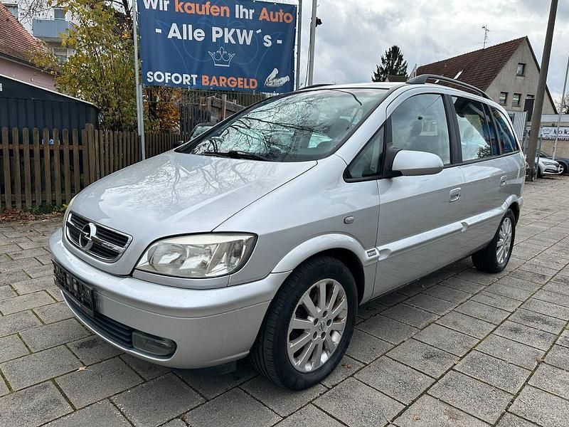 Silber Gebraucht 2004 Opel Zafira Basis Van / Kleinbus | 1.999 € (Guter Preis) - Bild 1/4