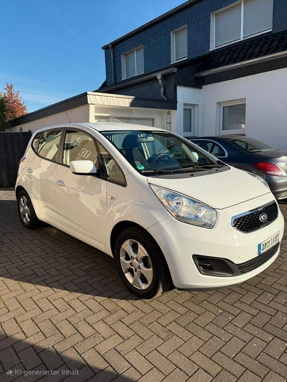 Weiß Gebraucht 2013 Kia Venga Kleinwagen | 7.500 € (Etwas zu teuer) - Bild 1/4