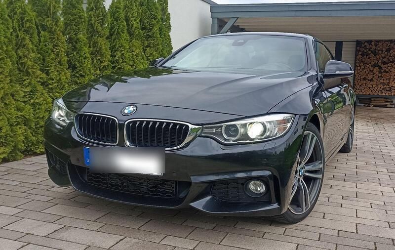 Schwarz Gebraucht 2016 BMW 430 Cabriolet M Sport Cabrio | 19.390 € - Bild 1/4