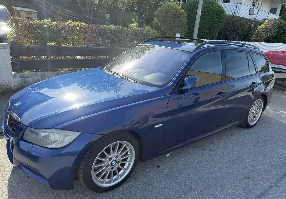 Brugt BMW 325 197 HK (144 kW) 2007 Blå Stationcar