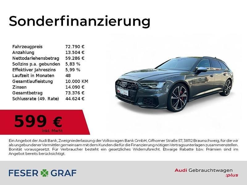 Daytonagrau perleffekt Gebraucht 2025 Audi S6 Ambiente Kombi | 72.790 € (Guter Preis) - Bild 1/4