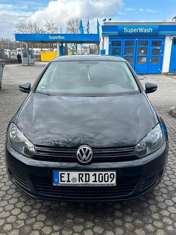 Gebraucht VW Golf VI 2010 Schwarz Kleinwagen