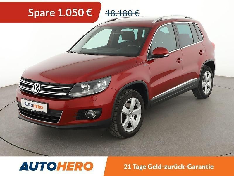 Rot Gebraucht 2016 VW Tiguan LOUNGE SUV | 17.130 € (Superpreis) - Bild 1/3