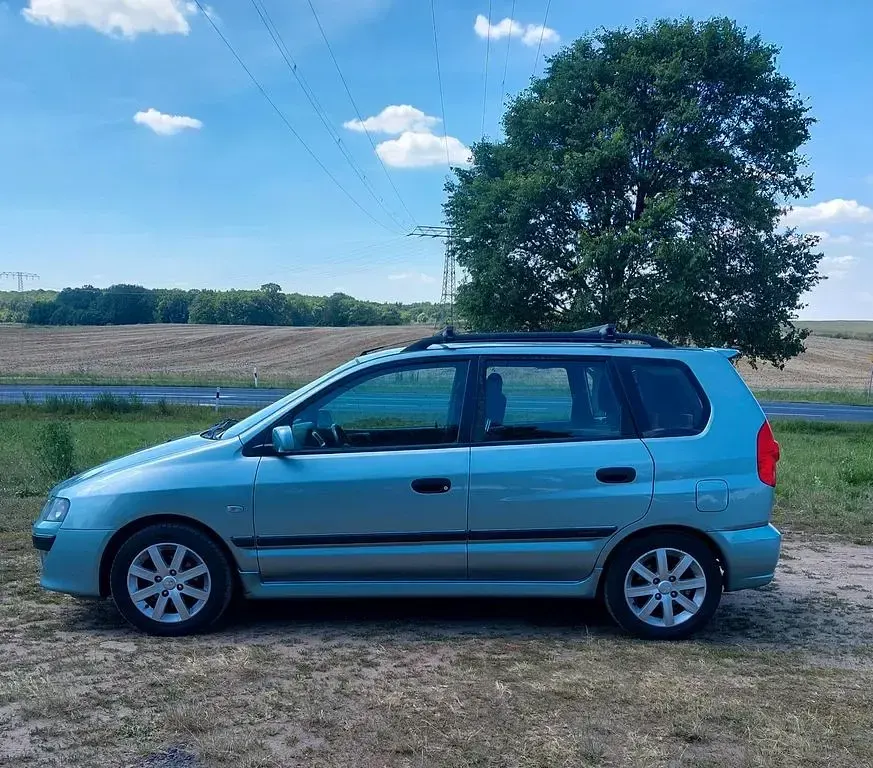 Gebraucht Mitsubishi Space Star Motion 98 PS (72 kW) 2004 Blau Van / Kleinbus