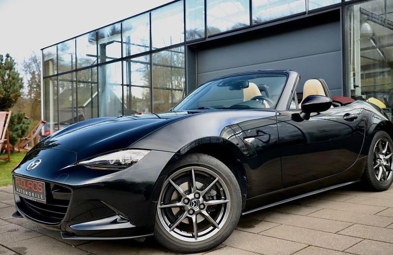 Gebraucht Mazda MX5 Prime-Line 131 PS (96 kW) 2018 Schwarz Cabrio