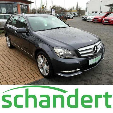 Grau metallic Gebraucht 2014 Mercedes C180 Avantgarde Kombi | 24.850 € - Bild 1/4