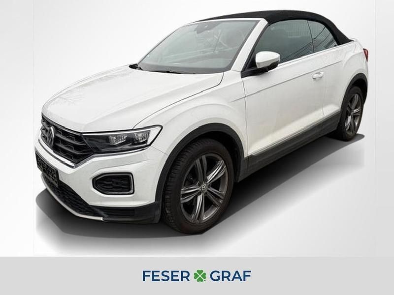 Weiß Gebraucht 2020 VW T-Roc Cabriolet Style Cabrio | 22.901 € (Fairer Preis) - Bild 1/4