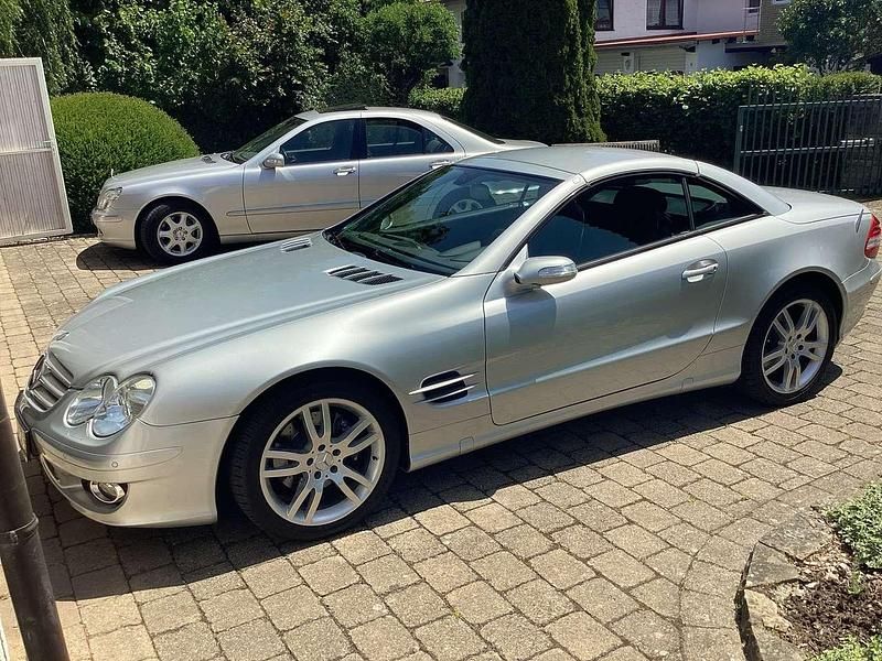 Silber Gebraucht 2008 Mercedes SL350 Cabrio | 28.900 € (Fairer Preis) - Bild 1/4