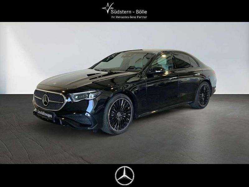 Metalliclack obsidianschwarz Gebraucht 2025 Mercedes E450 AMG Limousine | 82.490 € (Superpreis) - Bild 1/4