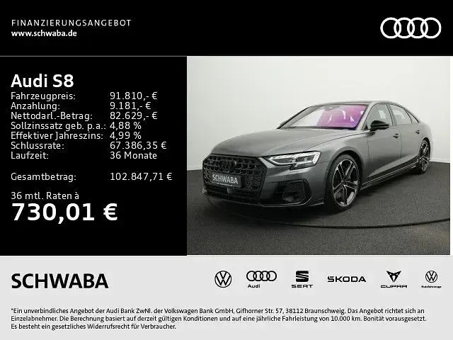 Gebraucht Audi S8 Sport 571 PS (419 kW) 2024 Matteffektlackierung audi excl Limousine