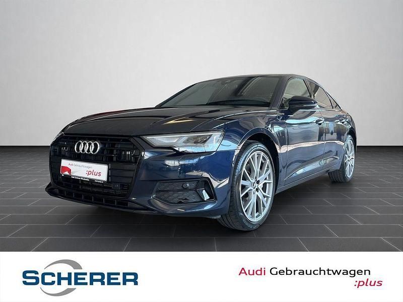 Firmamentblau metallic Gebraucht 2021 Audi A6 Ambiente Limousine | 33.890 € (Superpreis) - Bild 1/3
