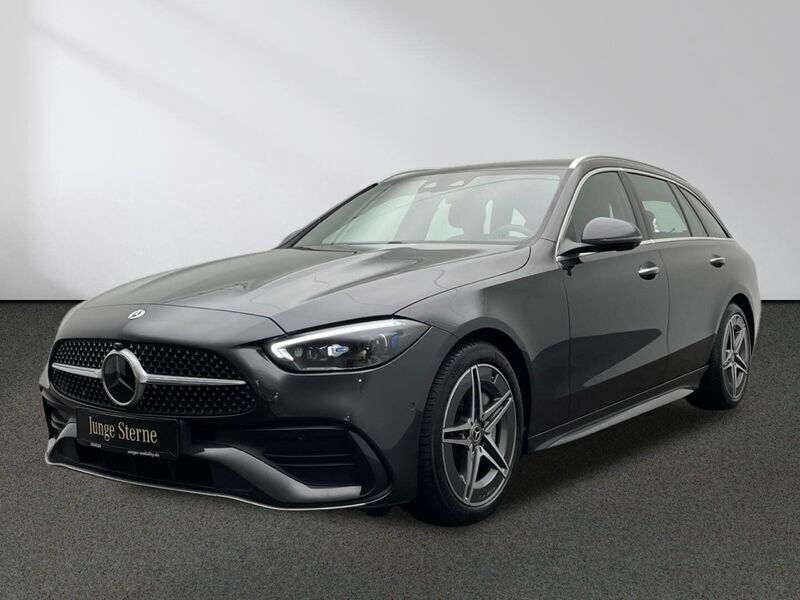 Grau Gebraucht 2024 Mercedes C220 AMG Kombi | 44.900 € (Teuer) - Bild 1/3
