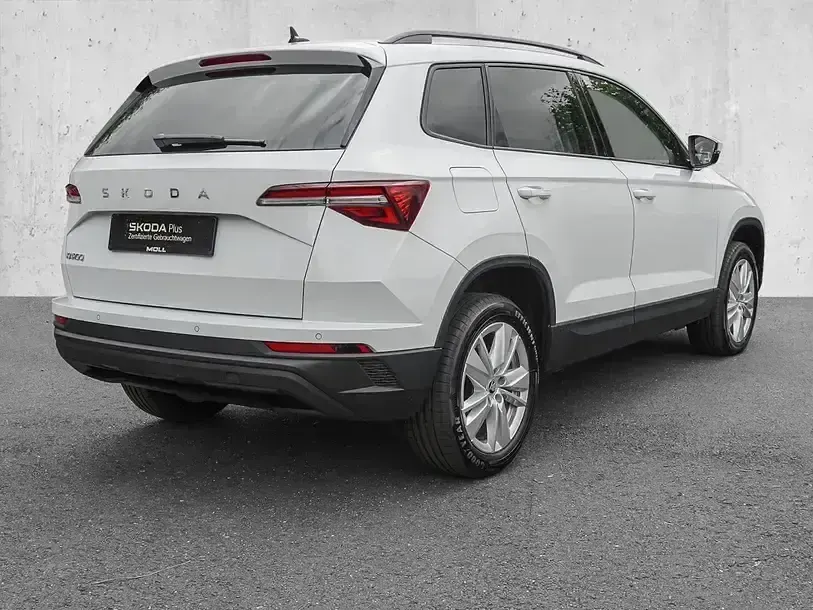 Gebraucht Skoda Karoq Selection 150 PS (110 kW) 2024 Moonweiß perleffekt (metallic) SUV