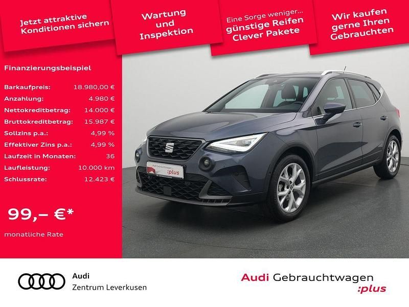 Schwarz Gebraucht 2024 Seat Arona FR SUV | 18.980 € (Guter Preis) - Bild 1/4