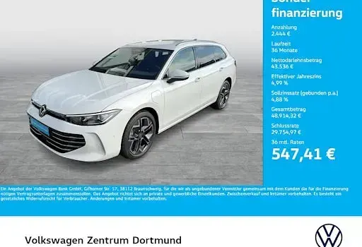 Nouvelle VW Passat Elegance 204 ch (150 kW) 2025 Blanc Break