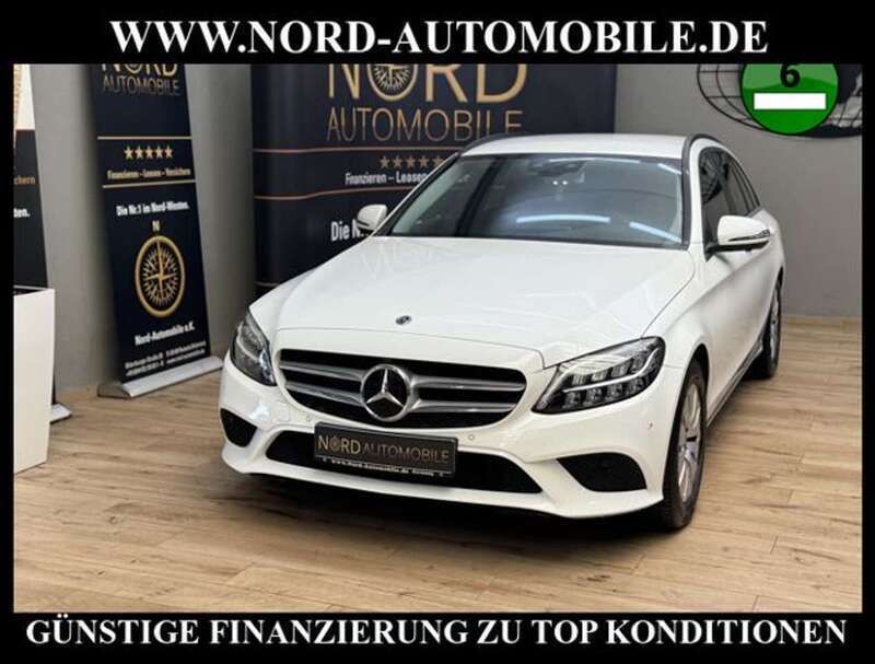 Weiß Gebraucht 2020 Mercedes C220 Kombi | 19.890 € (Guter Preis) - Bild 1/3