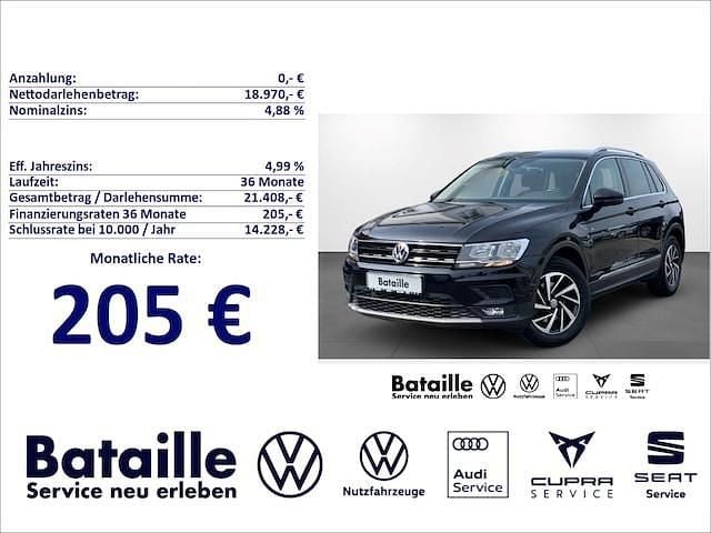Gebraucht VW Tiguan Join 150 PS (110 kW) 2019 Schwarz SUV