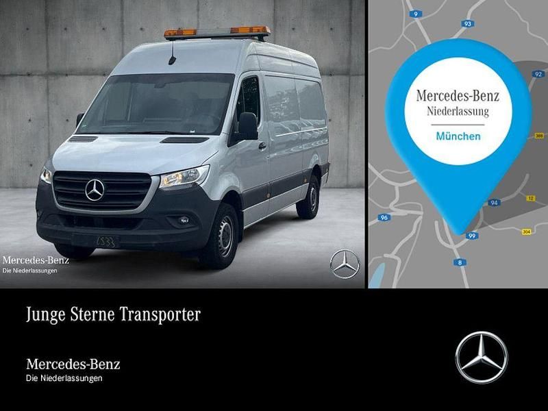 Silber Gebraucht 2022 Mercedes Sprinter Van | 35.688 € (Teuer) - Bild 1/4