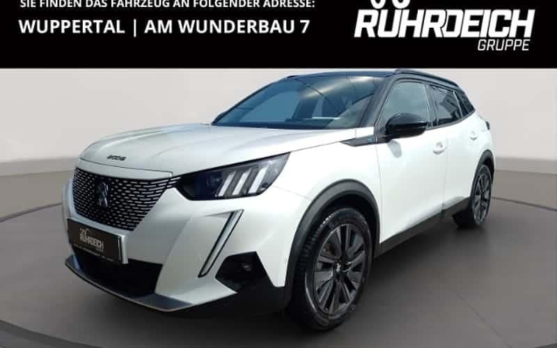 Weiß Gebraucht 2021 Peugeot e-2008 GT SUV | 18.990 € (Fairer Preis) - Bild 1/4