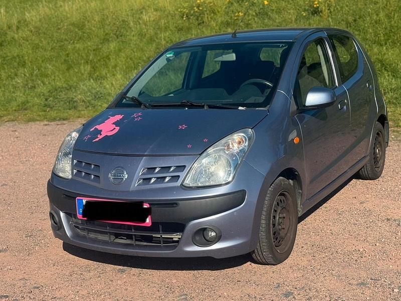 Blau Gebraucht 2009 Nissan Pixo Kleinwagen | 490 € (Guter Preis) - Bild 1/4