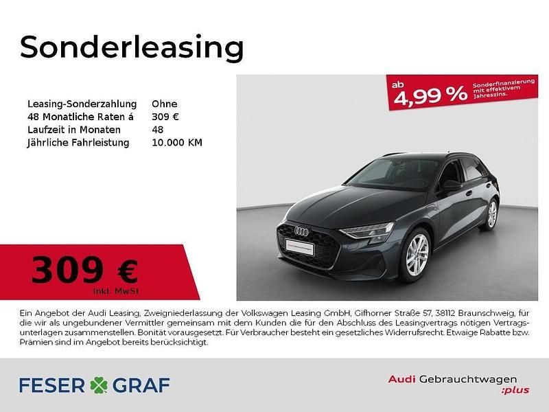 Gebraucht 2025 Audi A3 Sportback e-tron Kleinwagen | 36.430 € (Superpreis) - Bild 1/1