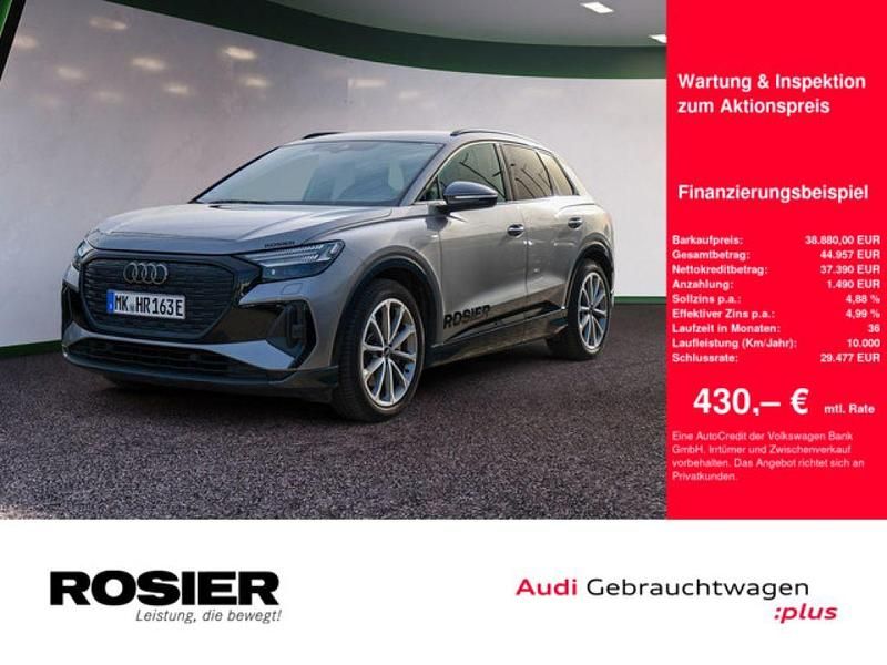 Grau / taifungrau (metallic) Gebraucht 2024 Audi e-tron S-Line SUV | 38.880 € (Guter Preis) - Bild 1/4