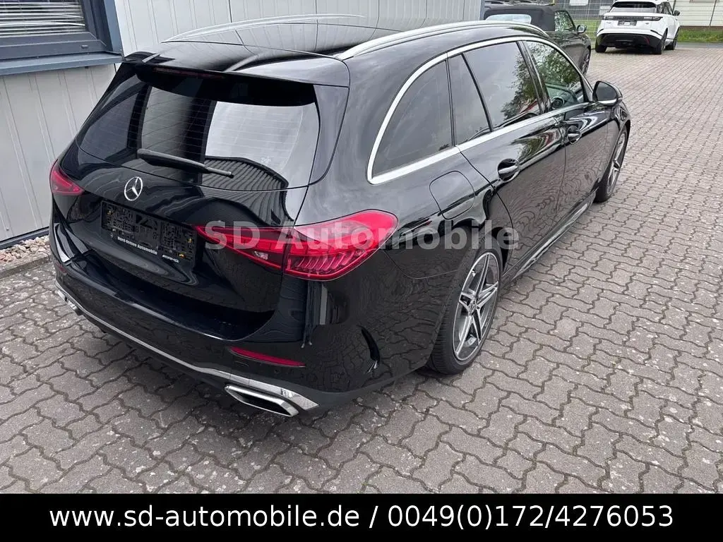 Gebraucht Mercedes C200 AMG line 163 PS (119 kW) 2023 Obsidianschwarz Kombi