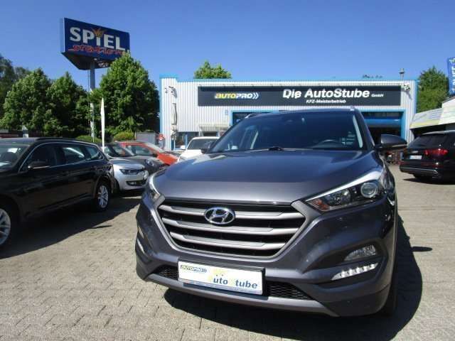Thunder grey / met Gebraucht 2015 Hyundai Tucson Intro Edition SUV | 17.990 € (Fairer Preis) - Bild 1/4