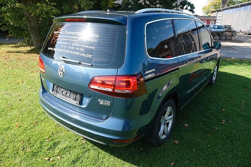 Gebraucht VW Sharan Highline 150 PS (110 kW) 2016 Blau Van / Kleinbus